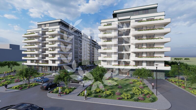 Nord  Apartament 1 camera zona de Nord - 43.09 mp utili si curte